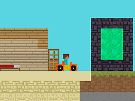 Steve Go kart Portal - Game radar